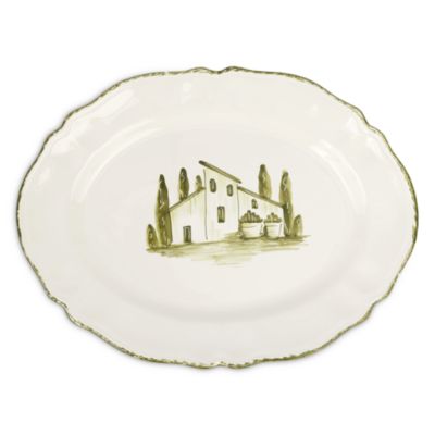 Borgo Verde Oval Platter