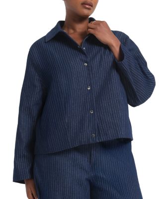 Winslow Cotton Pinstriped Jacket