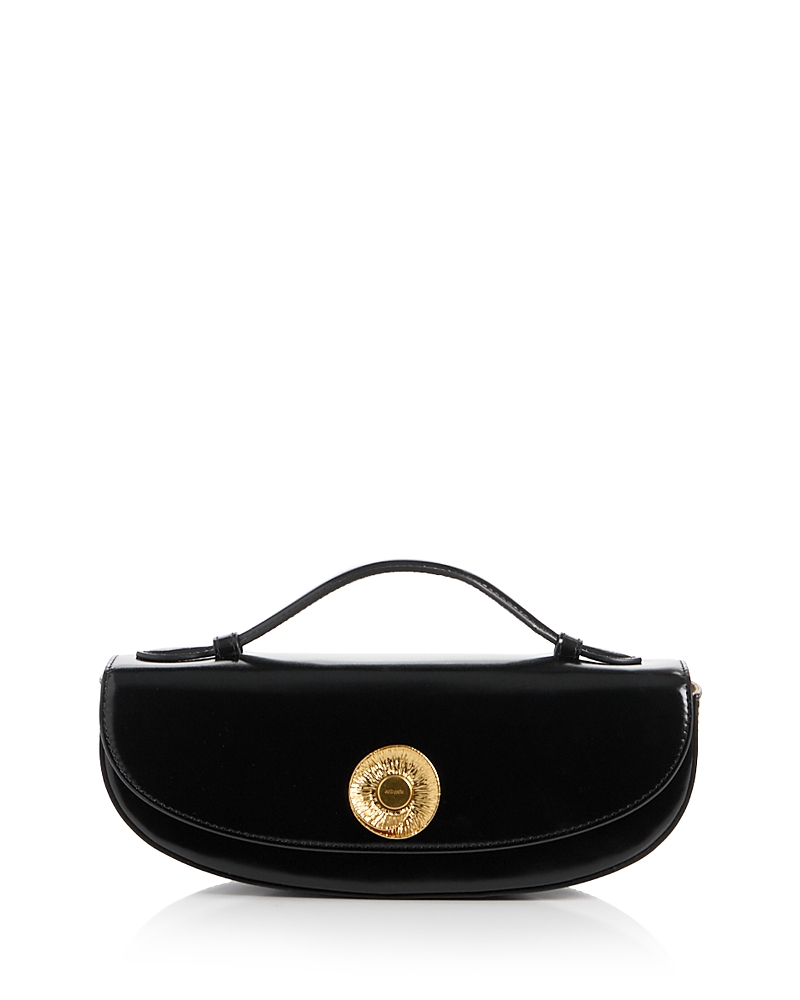 Cult Gaia Ren Leather Top Handle Bag
