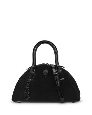 Sloane Suede Bowling Bag