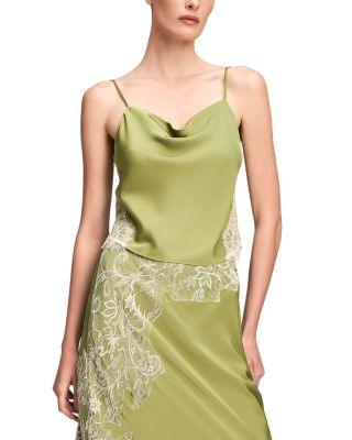 Esme Satin Lace Petite Marta Cami