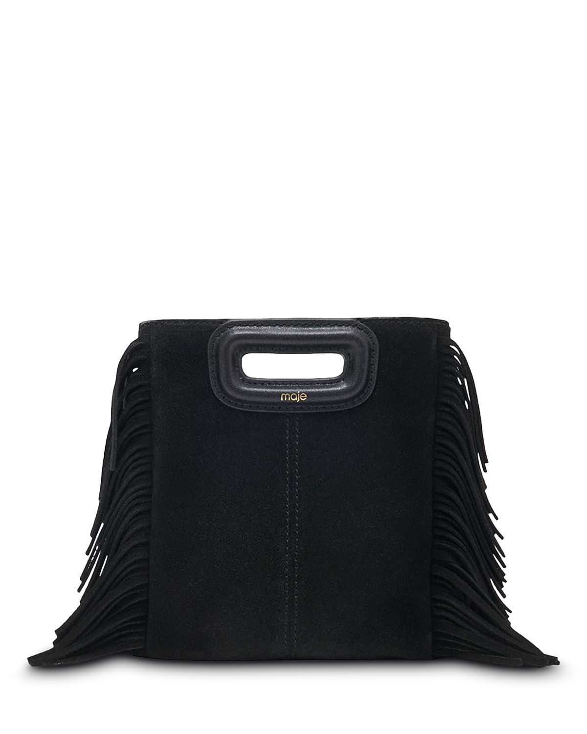 Maje M Bag Suede Fringe Crossbody