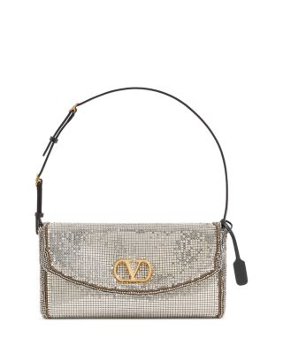 DeVain Beaded Chainmail Shoulder Bag