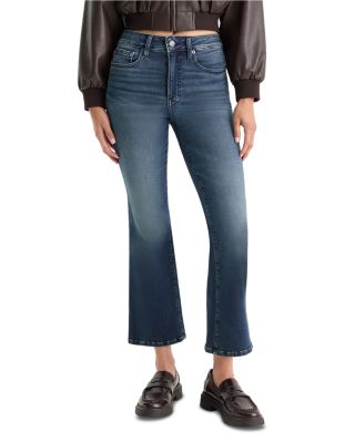 Soft Tech Good Legs Ankle Mini Bootcut Jeans in Indigo1132