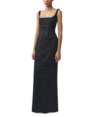 Martina Embellished Satin Gown - thumbnail 2