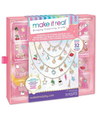  Handful Of Charm 70 Pc Diy Jewelry Kit, Ages 8+