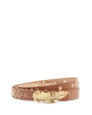 Studded Leather Belt