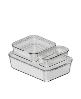  Stack Glass Container, Family Set of 3