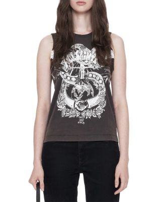 Jenny Cotton Graphic Tank Top