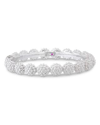  Berry Eternity Hinged Bangle Bracelet
