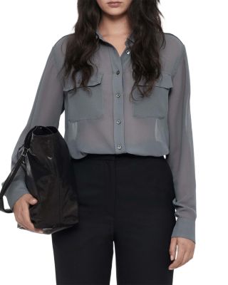 Maven Sheer Military Shirt