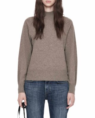 Fedi Cashmere & Wool Mock Neck Sweater