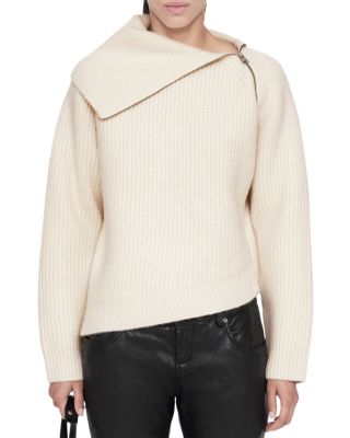 Cleo Wool Funnel Neck Sweater