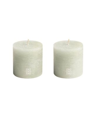 Zsa Zsa Zsu Deurne Pillar Candle, Set of 2, 3.5