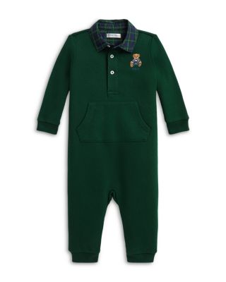Boys' Polo Bear Fleece Coverall - Baby