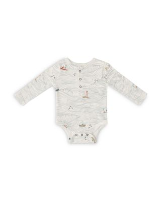 Unisex Henley One Piece Bodysuit - Baby