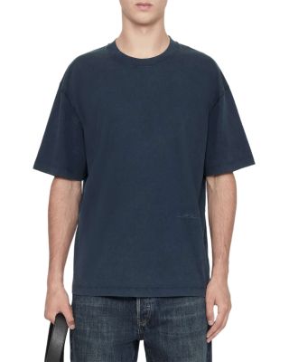 Maddox Cotton Plain Jersey Crewneck T-Shirt