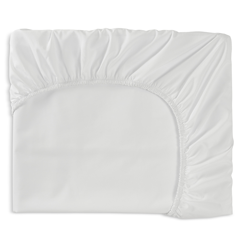 Celso De Lemos Estrela Fitted Sheet, King In White