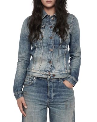 Cotton Denim Trucker Jacket