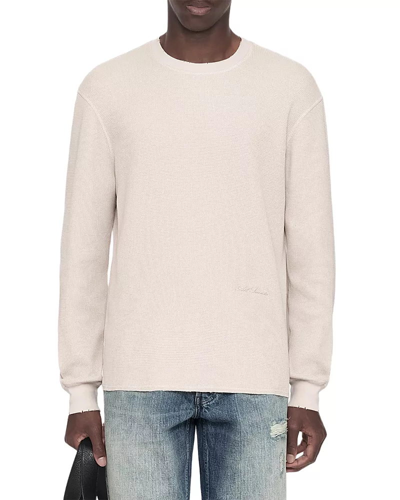 Allsaints Raine Cotton Long Sleeve Crew