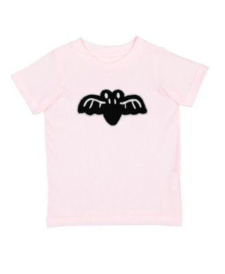 Girls' Bat Patch Halloween Short Sleeve T-Shirt - Big Kid