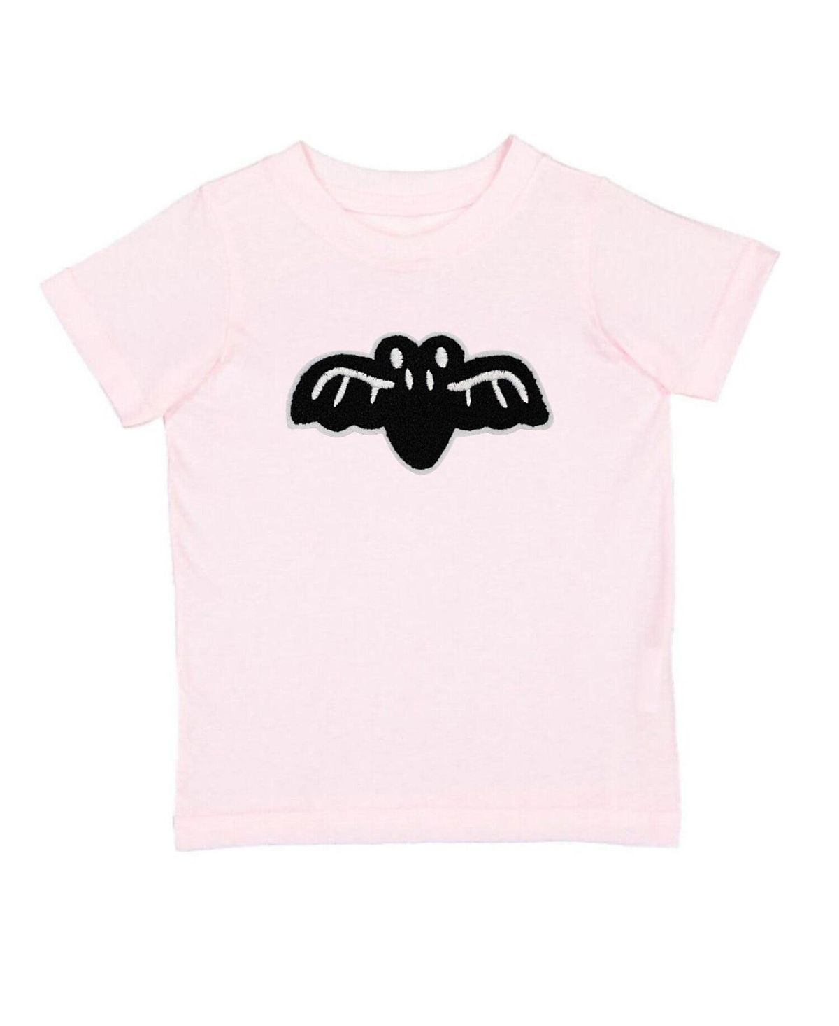 Sweet Wink Girls' Bat Patch Halloween Short Sleeve T-Shirt - Big Kid