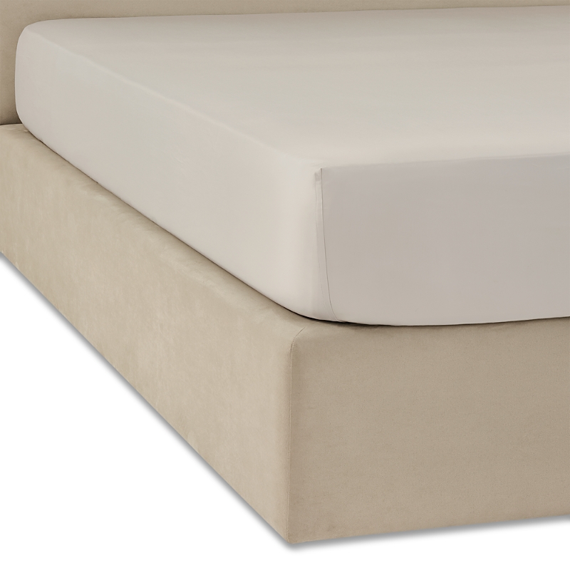 Celso De Lemos Secret Fitted Sheet, Queen In Nacre