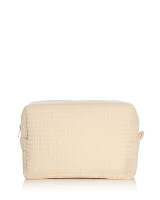 Waffle Cotton Blend Pouch