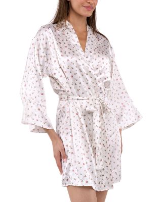 Tiana Jacquard Dot Belted Robe