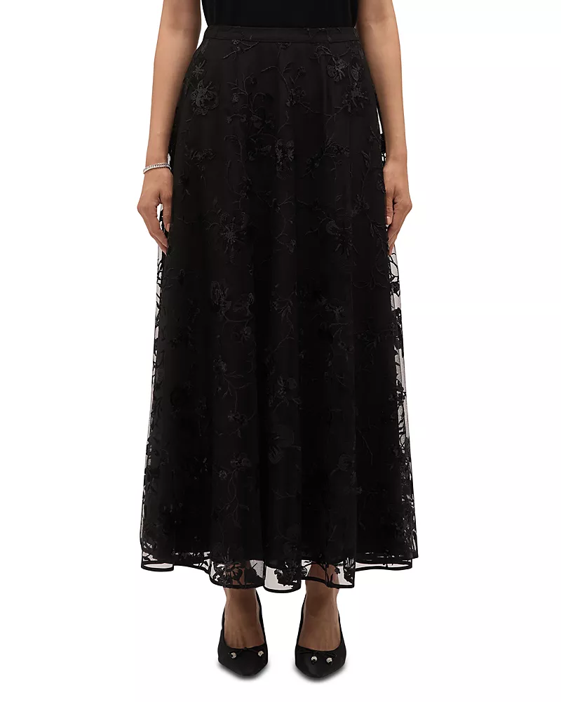 Hobbs London Addlington Sequin Embellished Skirt