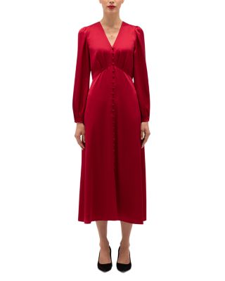 Rosabella Satin Midi Dress