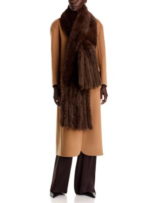 Large Pull Through Faux Fur Scarf