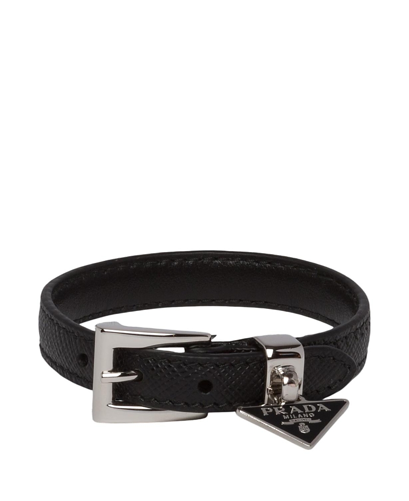 Prada Saffiano Leather Bracelet · S