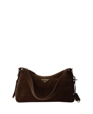 Aim&eacute;e Medium Suede Shoulder Bag