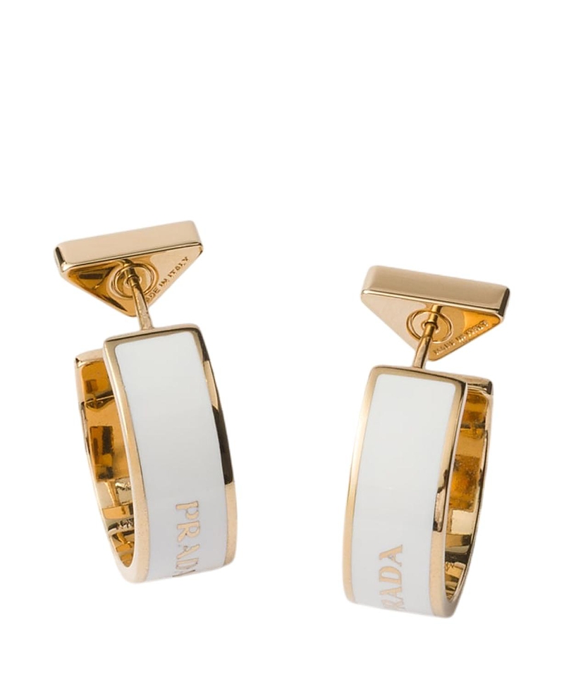 Prada Metal Earrings · OS