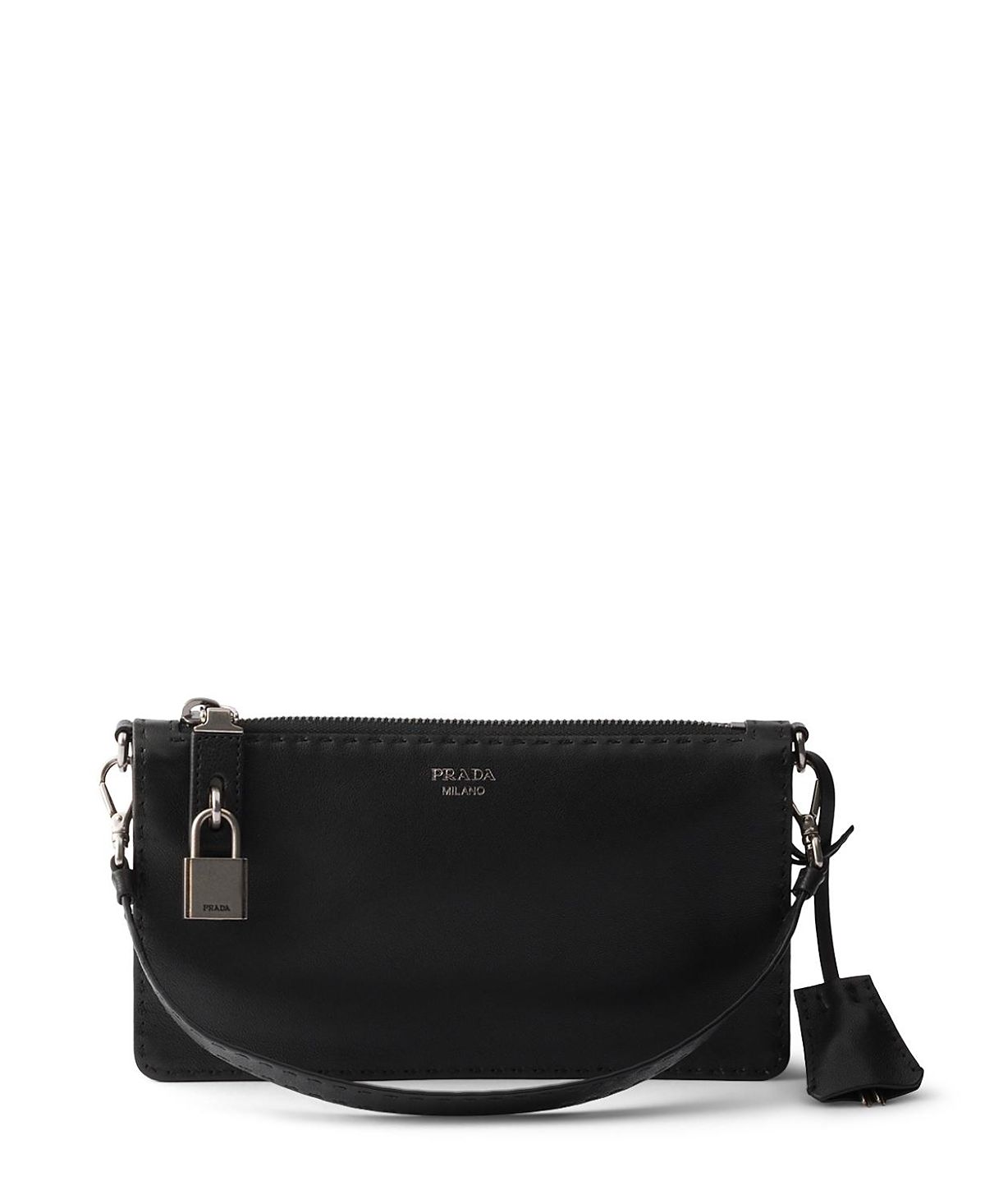 Prada Antiqued Nappa Leather Pouch