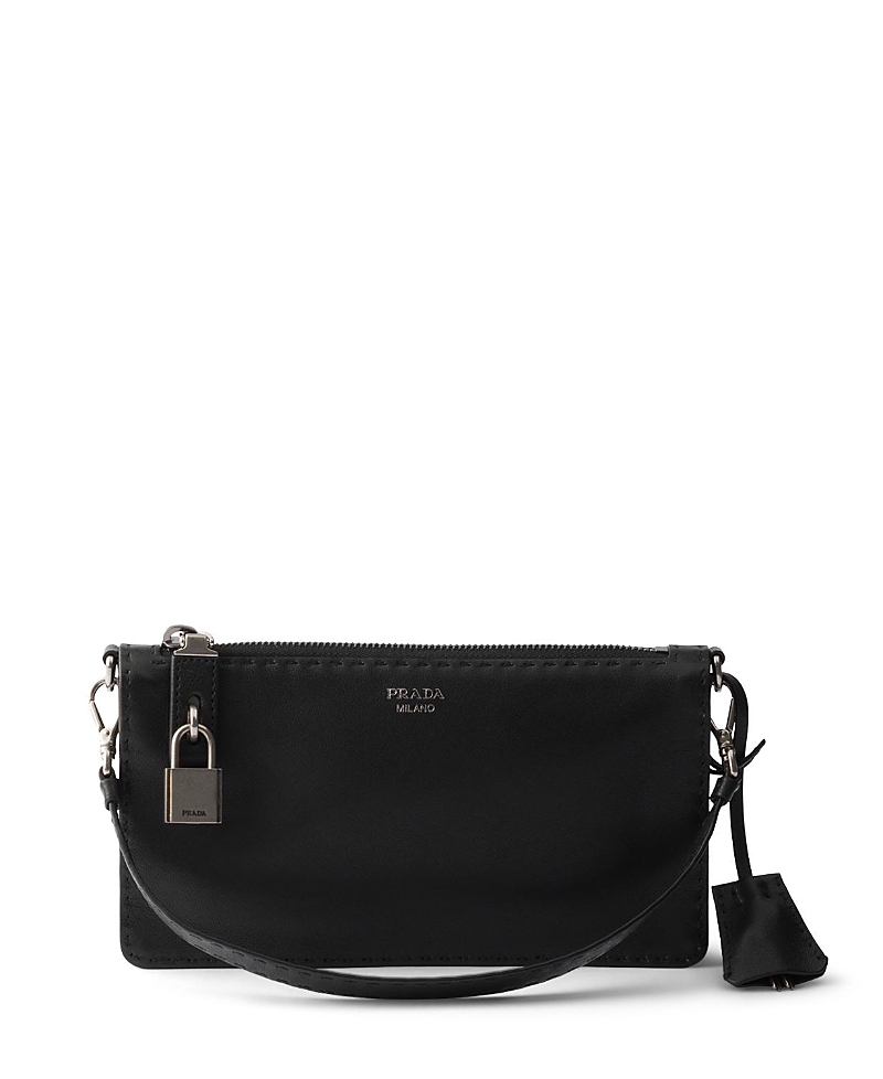 Prada Antiqued Nappa Leather Pouch