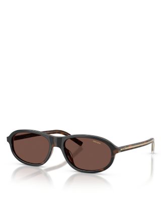 Prada Oval Sunglasses, 56mm