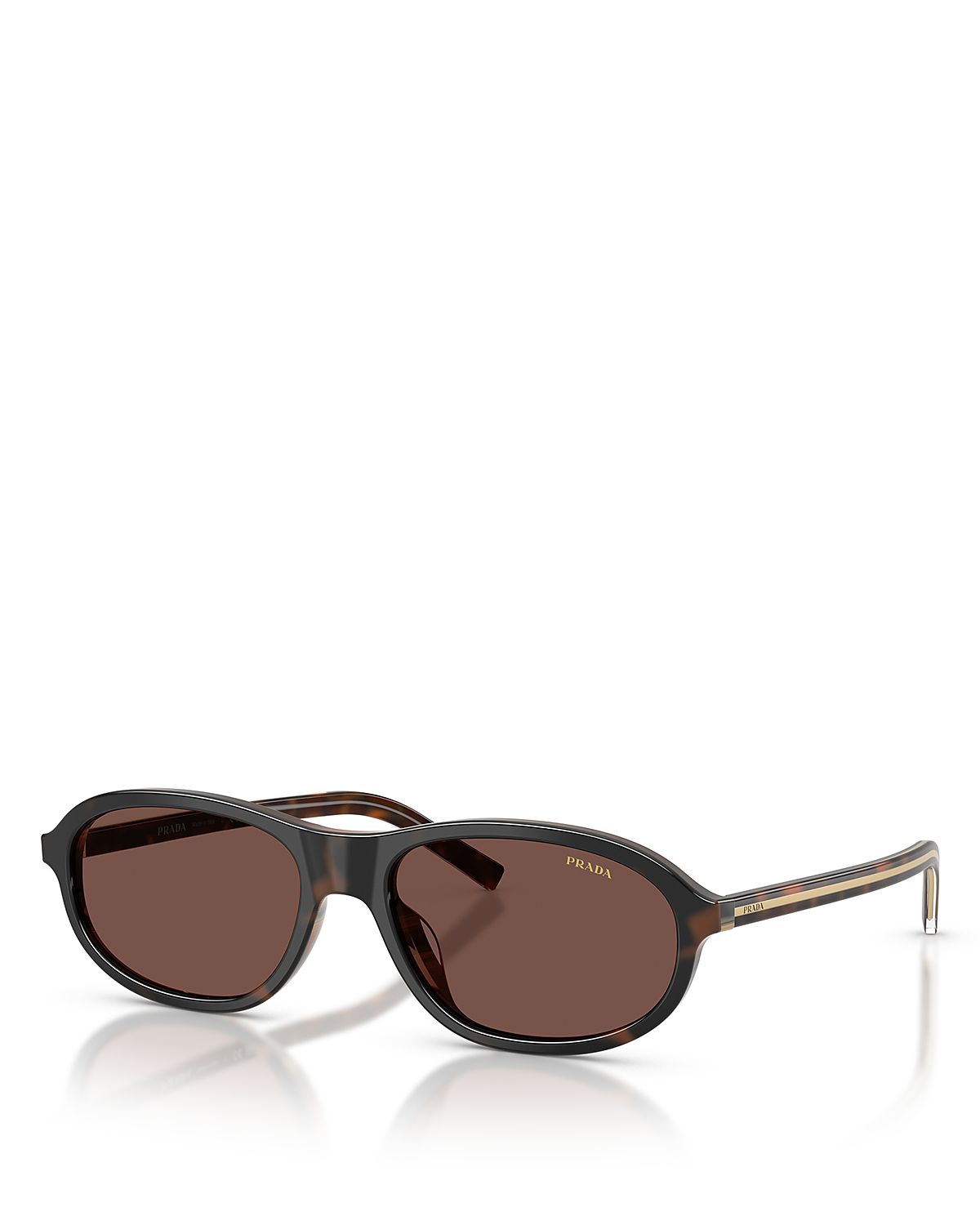 Prada Oval Sunglasses, 56mm