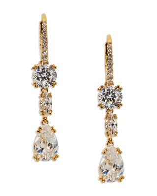 Nadri Twinnie Leverback Drop Earrings