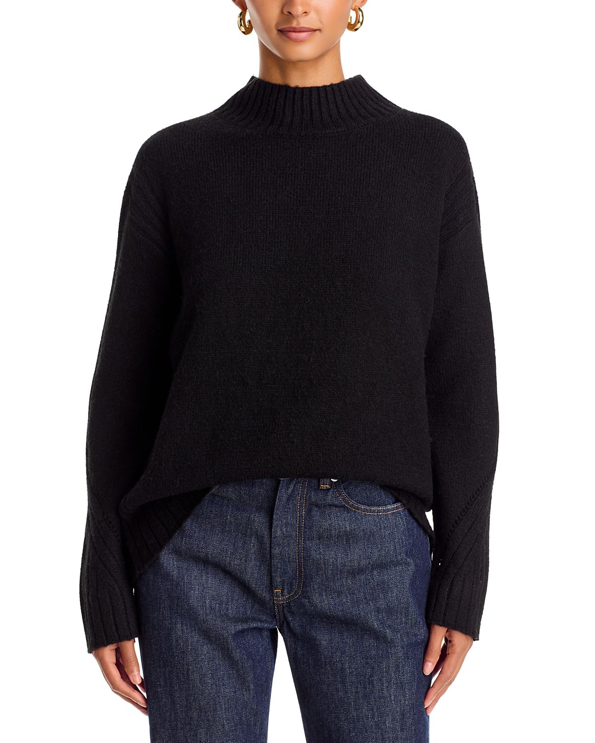 Aqua Long Sleeve Turtleneck Sweater - Exclusive
