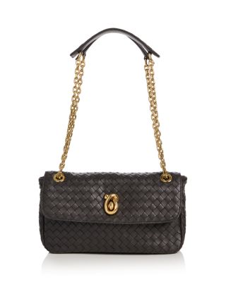 Madison Intrecciato Leather Shoulder Bag