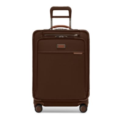 Baseline Compact 24" Checked Expandable Spinner Suitcase