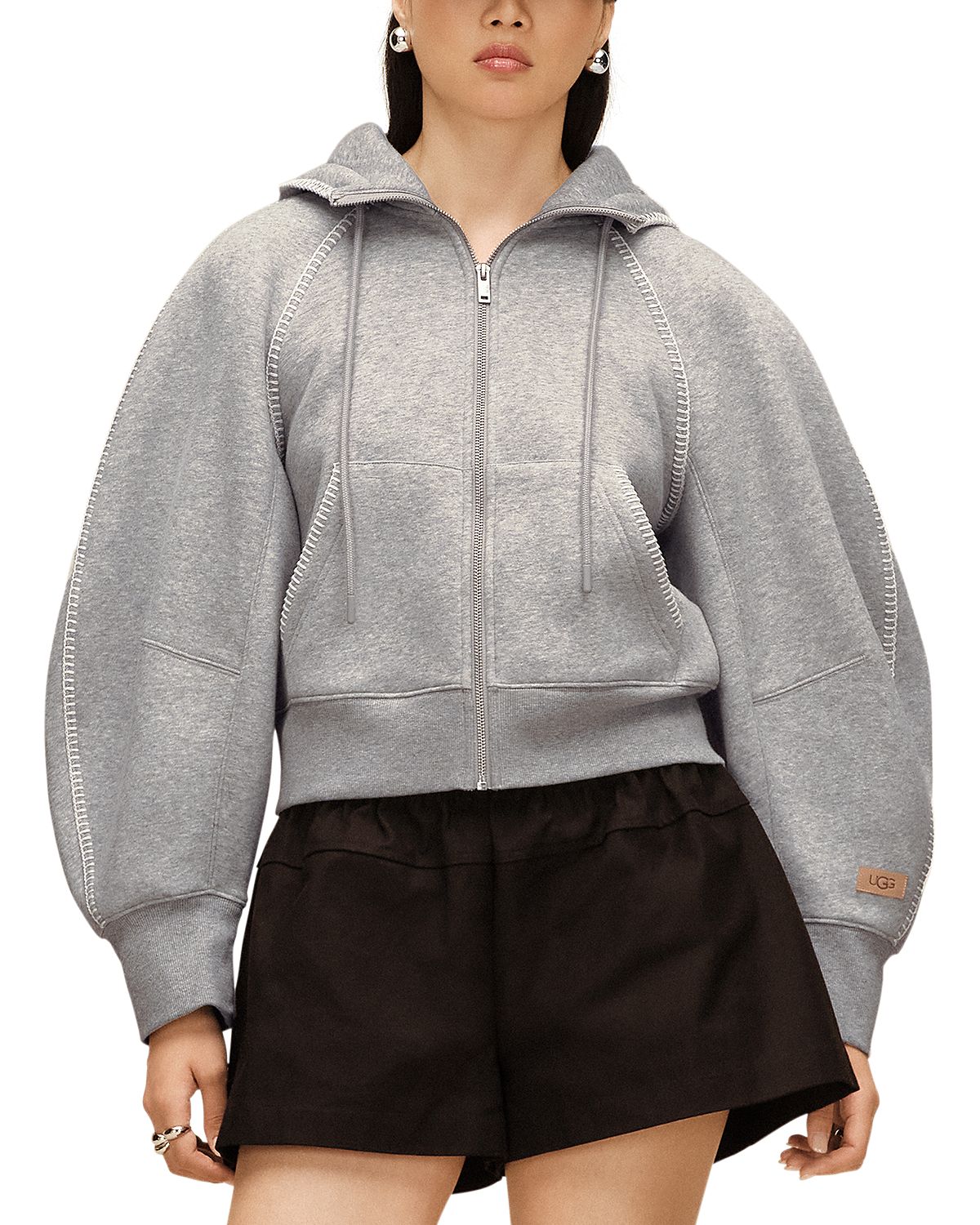 Ugg Classic Full Zip Hooded Sweatshirt