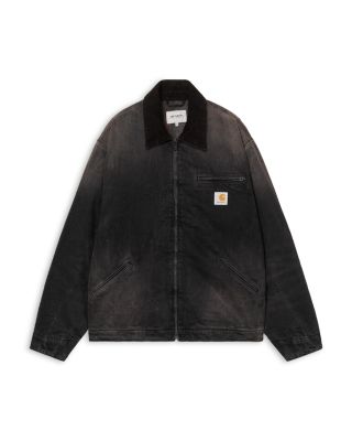 Detroit Cotton Black Tobacco Logo Jacket