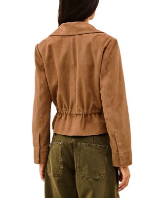 Manita Suede Drawstring Jacket - thumbnail 3