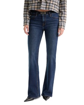 Good Low Rise Bootcut Jeans in in Indigo 1309