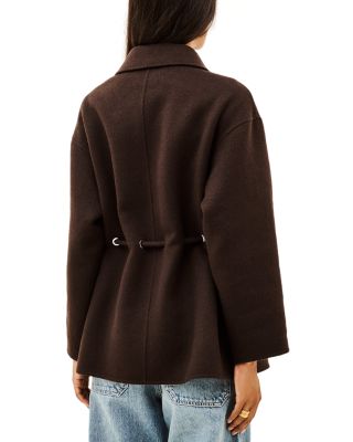 Kam Wool Blend Double Faced Coat - thumbnail 3