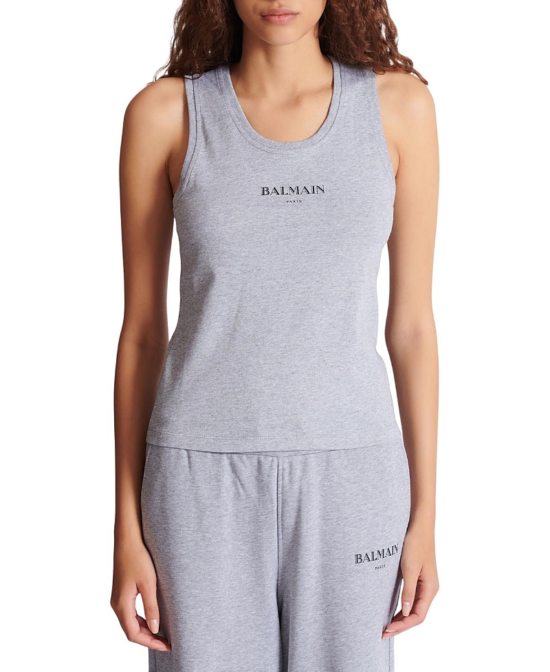 Balmain Tank Top with Balmain Print · XS