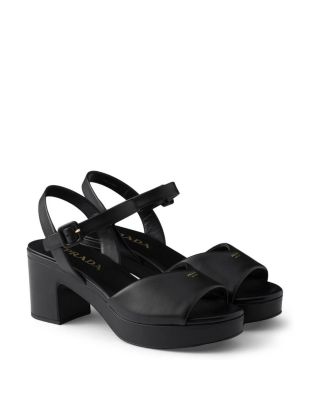 Women's Padded Nappa Leather Sandals
